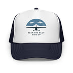 Keep The Blue Side Up - Navy/ White/ Navy