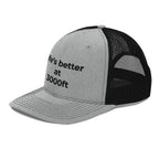 Life's better at 3000ft - Heather Grey / Black - Front